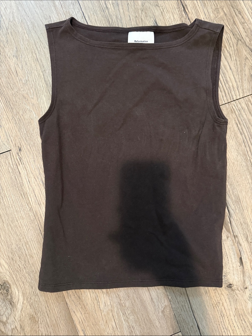 Reformation dusk Women's Brown Sleeveless Tank Top